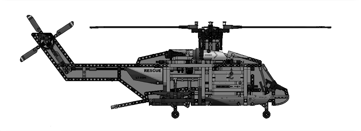 直升飞机 飞机模型设计 (66)